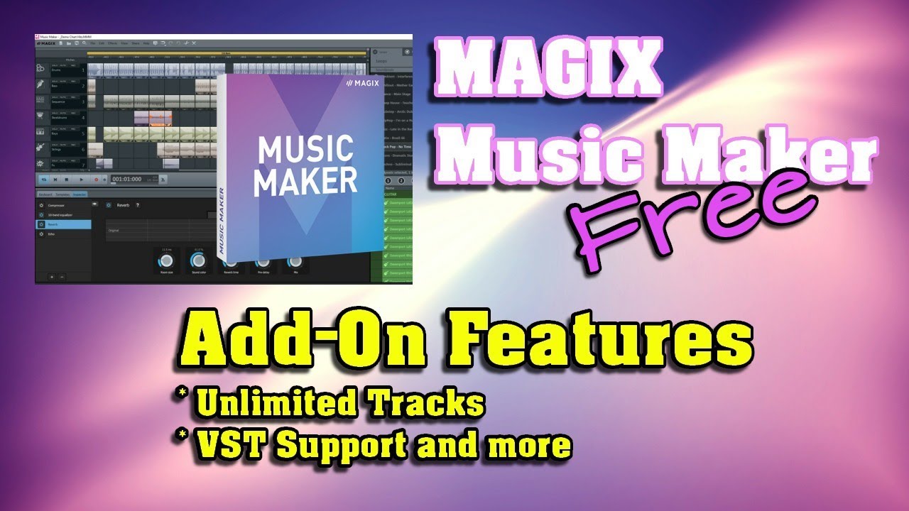 magix music maker add ons
